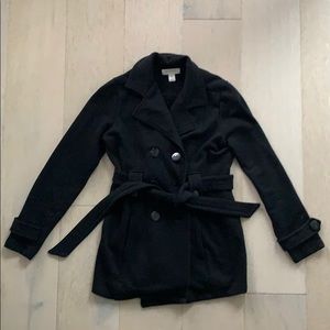 Motherhood Maternity Black Pea Coat